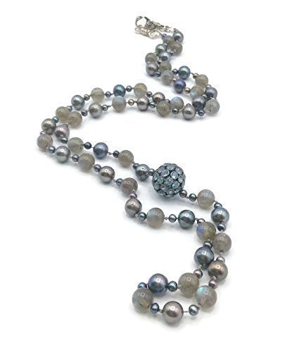 Bohemian Blue Topaz Layering Necklace - Van Der Muffin's Jewels