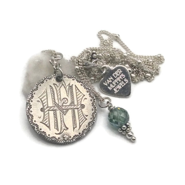 Antique Diamond Love Token Necklace - Van Der Muffin's Jewels