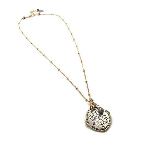 Victorian Love Token Gray Diamond Necklace - Van Der Muffin's Jewels