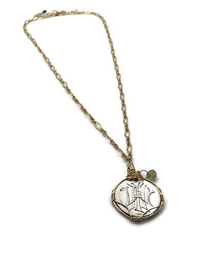 Antique Love Token Yellow Diamond Necklace - Van Der Muffin's Jewels