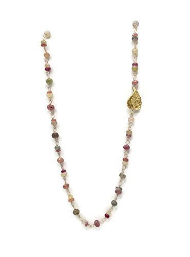 Pink Sapphire & Opal Beaded Necklace - Van Der Muffin's Jewels