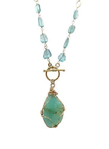 Peruvian Opal Celebration Pendant Necklace - Van Der Muffin's Jewels