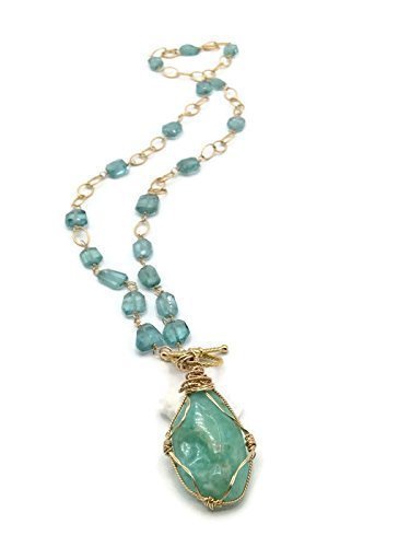 Peruvian Opal Celebration Pendant Necklace - Van Der Muffin's Jewels