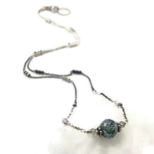 2.0 Carat Sterling Silver Diamond Necklace - Van Der Muffin's Jewels