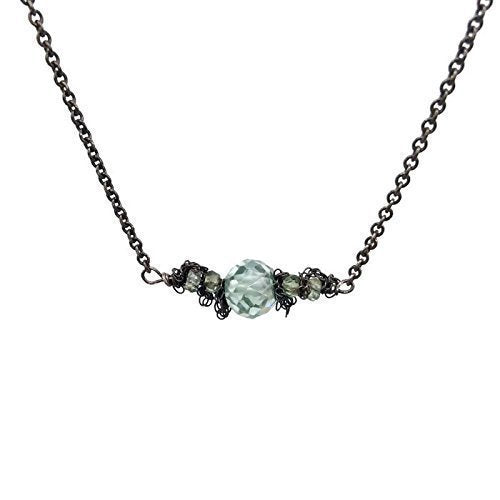 Ice Blue Fringed Diamond Necklace - Van Der Muffin's Jewels