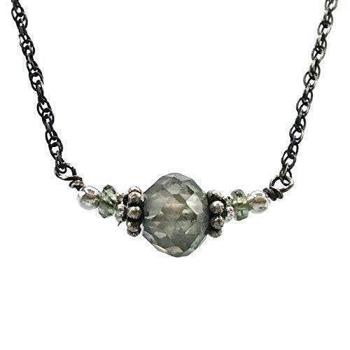 Fancy Green Diamond Necklace - Van Der Muffin's Jewels
