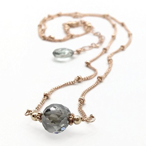 2.0 Carat Sky Blue Diamond Necklace - Van Der Muffin's Jewels