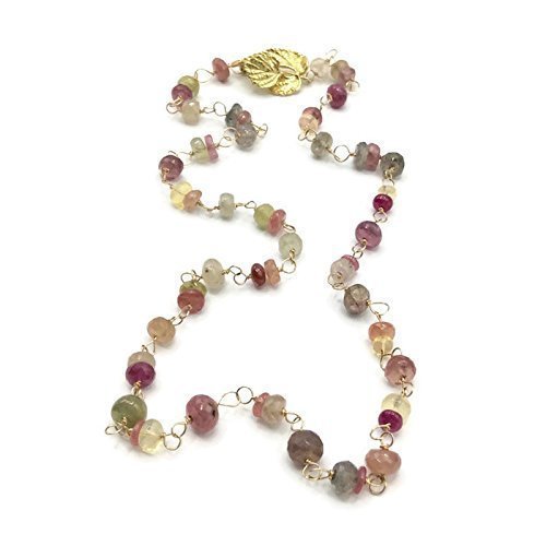 Pink Sapphire & Opal Beaded Necklace - Van Der Muffin's Jewels