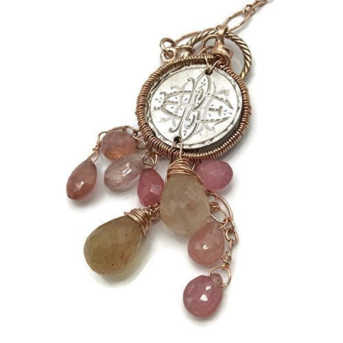 Antique Love Token Sapphire Tassel Necklace - Van Der Muffin's Jewels