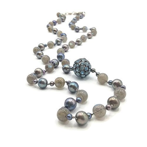 Bohemian Blue Topaz Layering Necklace - Van Der Muffin's Jewels