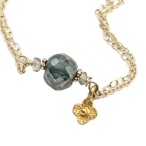 14K Delicate Diamond Clover Bracelet - Van Der Muffin's Jewels