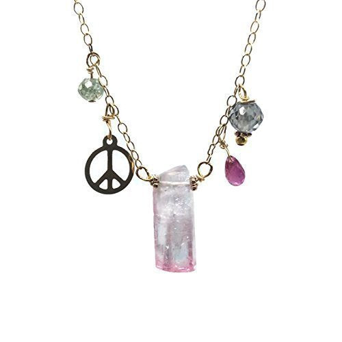 14k Rose Gold ‘Peace’ Choker Necklace - Van Der Muffin's Jewels