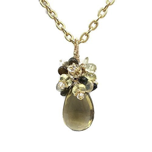 *Golden Topaz 'Celebration' Necklace - Van Der Muffin's Jewels