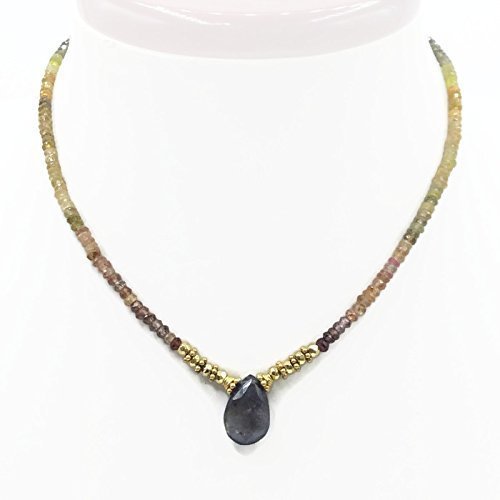 Iolite Gemstone Choker Necklace - Van Der Muffin's Jewels