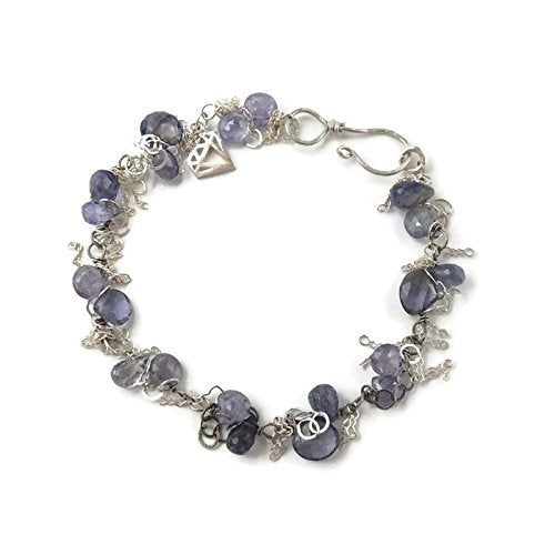 Tanzanite Clustered Gemstone Bracelet - Van Der Muffin's Jewels
