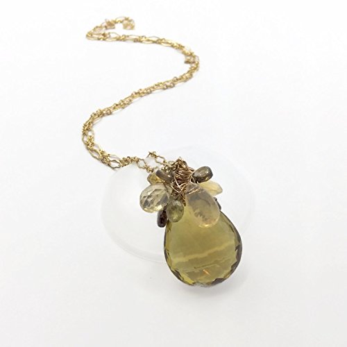 Yellow Topaz Celebration Pendant Necklace - Van Der Muffin's Jewels