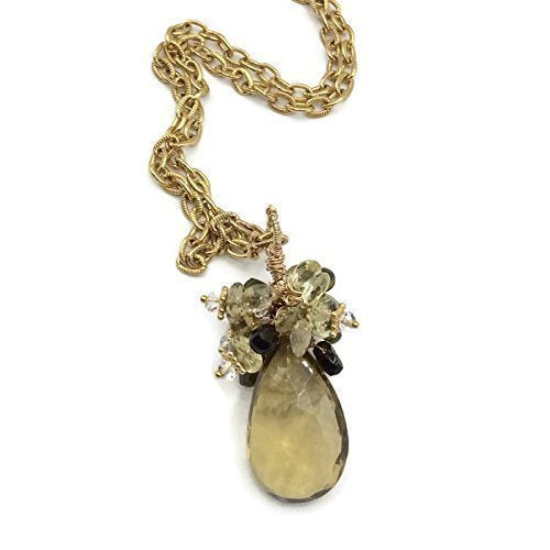 *Golden Topaz 'Celebration' Necklace - Van Der Muffin's Jewels