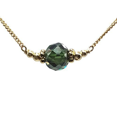 Emerald Green Fancy Diamond Necklace - Van Der Muffin's Jewels