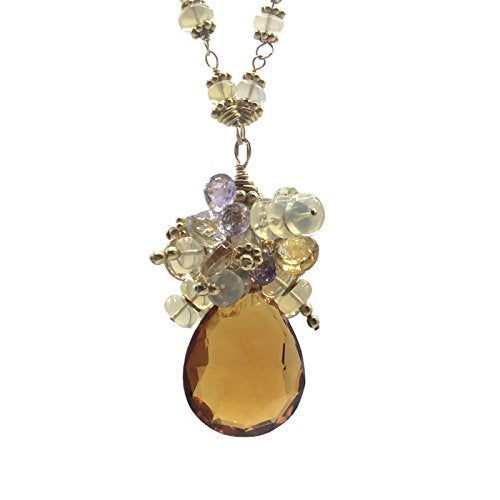 Opal & Citrine Celebration Necklace - Van Der Muffin's Jewels