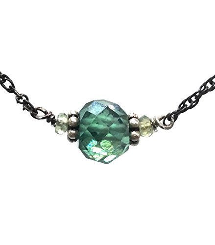 *2.0 Carat Antique Aqua Diamond Necklace - Van Der Muffin's Jewels