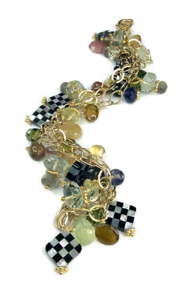 Clustered Tourmaline Bracelet - Van Der Muffin's Jewels