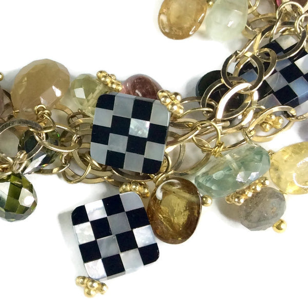 Clustered Tourmaline Bracelet - Van Der Muffin's Jewels