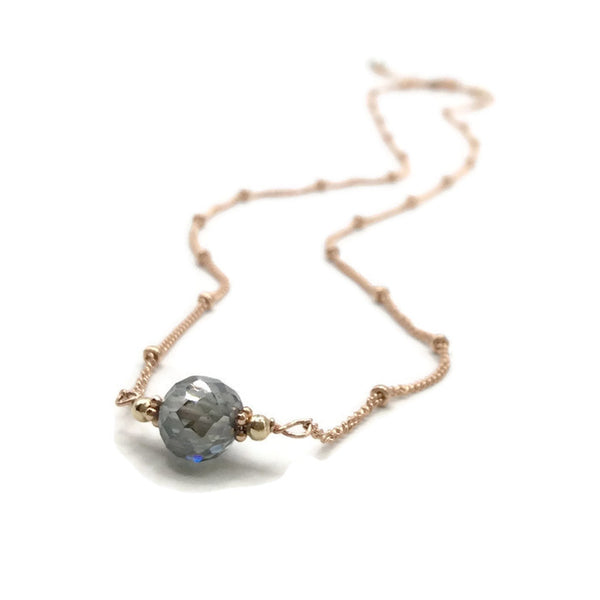 2.0 Carat Diamond Solitaire Necklace - Van Der Muffin's Jewels