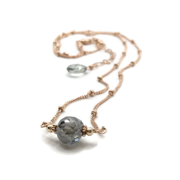 2.0 Carat Diamond Solitaire Necklace - Van Der Muffin's Jewels