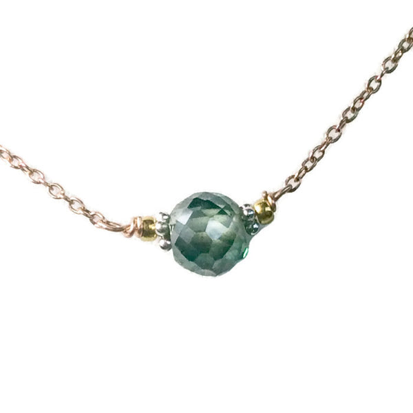 Blue Diamond Choker Necklace - Van Der Muffin's Jewels