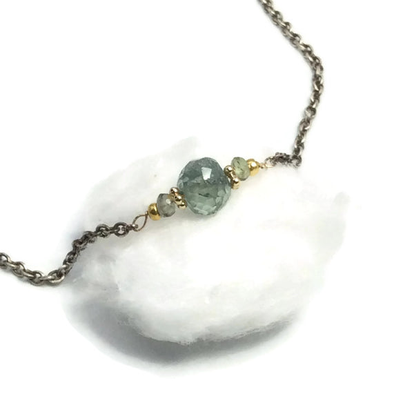 Rustic Diamond Necklace - Van Der Muffin's Jewels