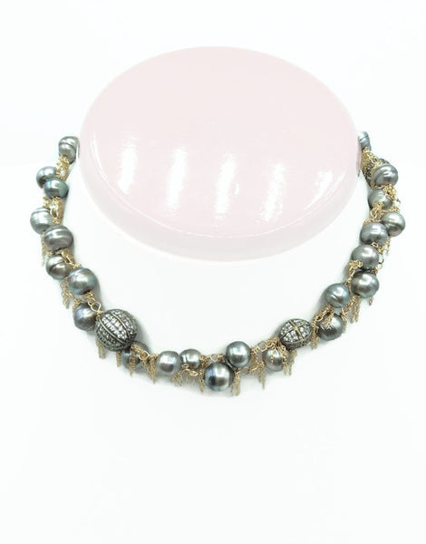 14K South Sea Pearl Necklace: SOLD - Van Der Muffin's Jewels
