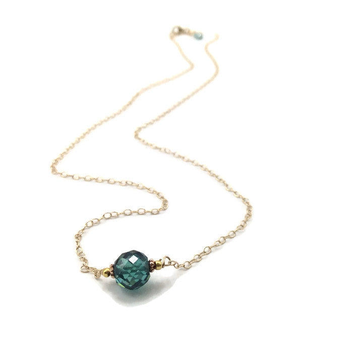 * 2.50 Carat Diamond Necklace ~ 14k Gold - Van Der Muffin's Jewels