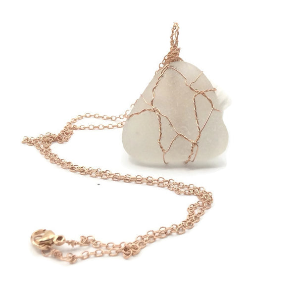 Sea Glass Necklace - Van Der Muffin's Jewels