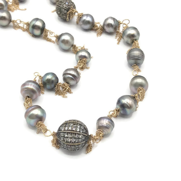14K South Sea Pearl Necklace: SOLD - Van Der Muffin's Jewels