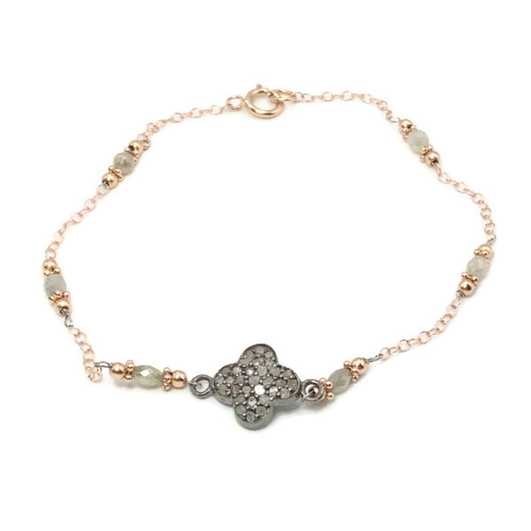 *Diamond Clover Bracelet - Van Der Muffin's Jewels