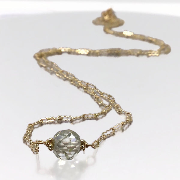 Champagne Diamond Necklace
